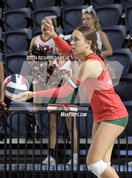 Thumbnail 1 in Cypress Ranch vs The Woodlands (UIL Volleyball 6A D1 Area) photogallery.