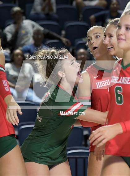 Thumbnail 3 in Cypress Ranch vs The Woodlands (UIL Volleyball 6A D1 Area) photogallery.