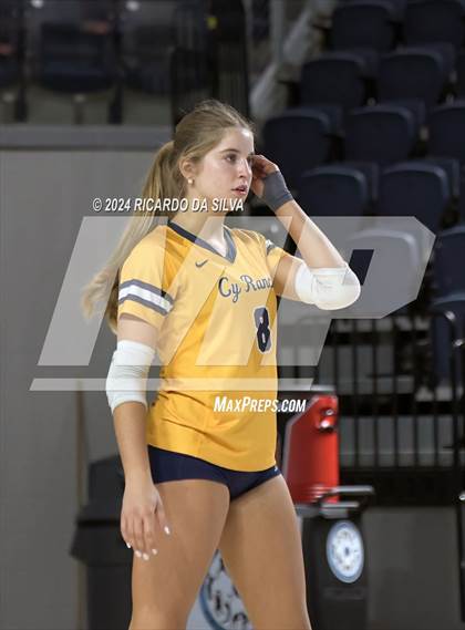 Thumbnail 2 in Cypress Ranch vs The Woodlands (UIL Volleyball 6A D1 Area) photogallery.