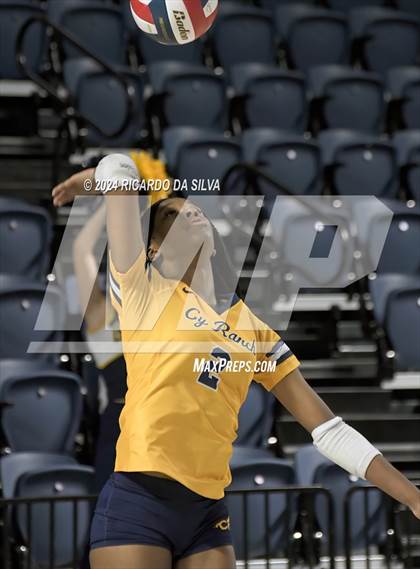 Thumbnail 1 in Cypress Ranch vs The Woodlands (UIL Volleyball 6A D1 Area) photogallery.