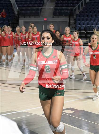 Thumbnail 2 in Cypress Ranch vs The Woodlands (UIL Volleyball 6A D1 Area) photogallery.