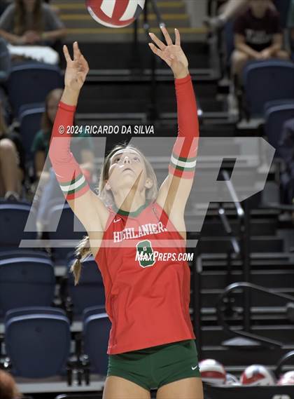 Thumbnail 1 in Cypress Ranch vs The Woodlands (UIL Volleyball 6A D1 Area) photogallery.