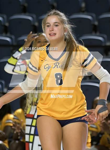 Thumbnail 1 in Cypress Ranch vs The Woodlands (UIL Volleyball 6A D1 Area) photogallery.