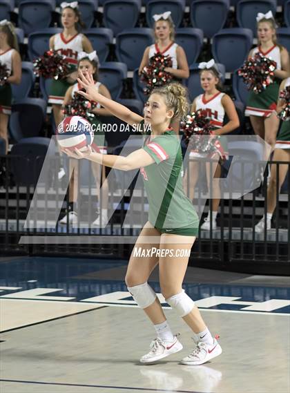 Thumbnail 3 in Cypress Ranch vs The Woodlands (UIL Volleyball 6A D1 Area) photogallery.