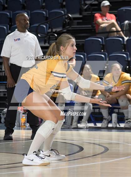 Thumbnail 2 in Cypress Ranch vs The Woodlands (UIL Volleyball 6A D1 Area) photogallery.
