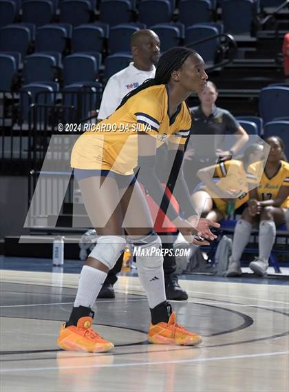 Thumbnail 2 in Cypress Ranch vs The Woodlands (UIL Volleyball 6A D1 Area) photogallery.