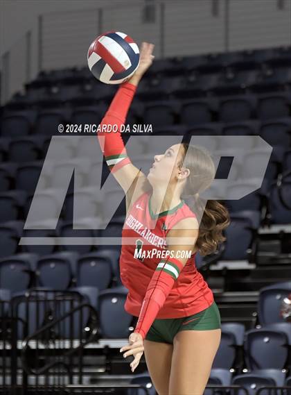 Thumbnail 2 in Cypress Ranch vs The Woodlands (UIL Volleyball 6A D1 Area) photogallery.