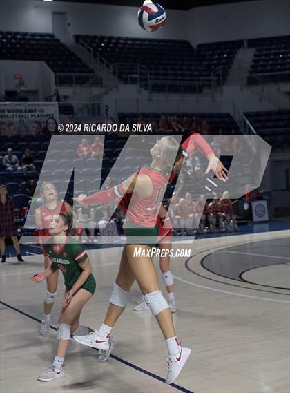 Thumbnail 1 in Cypress Ranch vs The Woodlands (UIL Volleyball 6A D1 Area) photogallery.