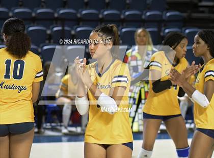 Thumbnail 3 in Cypress Ranch vs The Woodlands (UIL Volleyball 6A D1 Area) photogallery.