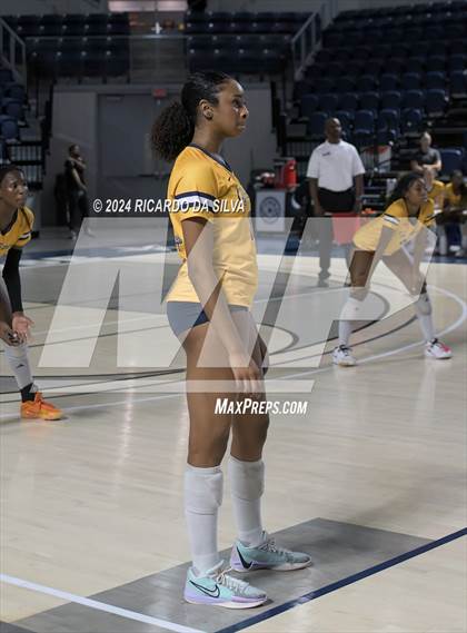 Thumbnail 1 in Cypress Ranch vs The Woodlands (UIL Volleyball 6A D1 Area) photogallery.