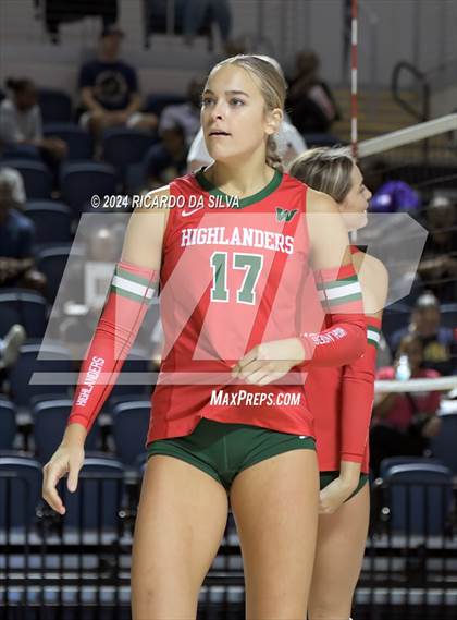 Thumbnail 2 in Cypress Ranch vs The Woodlands (UIL Volleyball 6A D1 Area) photogallery.