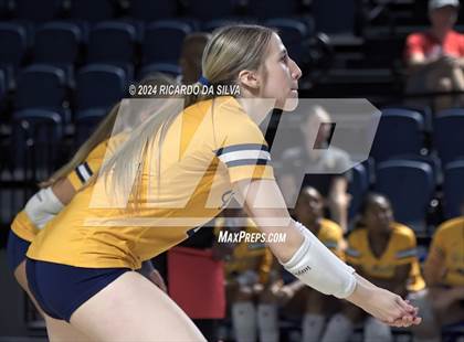 Thumbnail 2 in Cypress Ranch vs The Woodlands (UIL Volleyball 6A D1 Area) photogallery.
