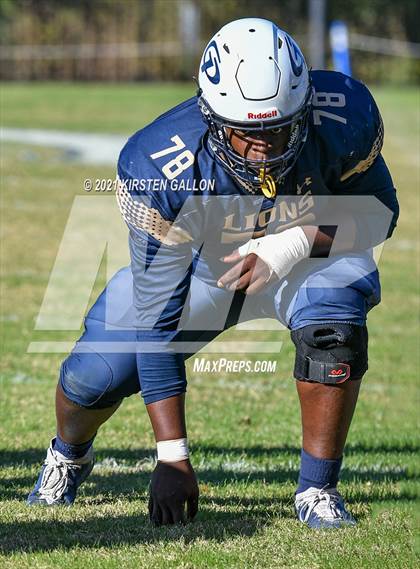Thumbnail 3 in Trinity Christian vs. Grace Prep (TAPPS 2nd Round Playoff) photogallery.