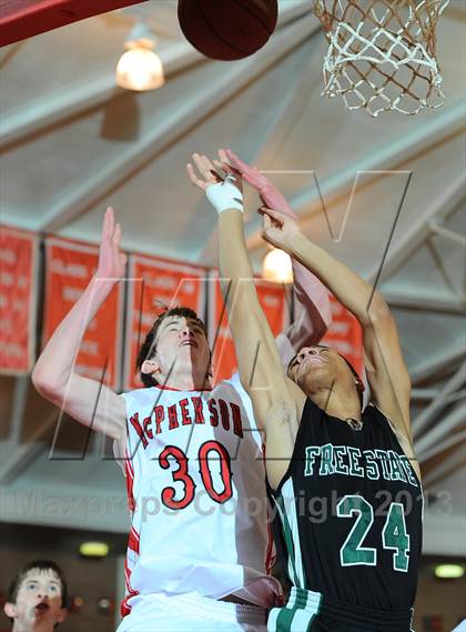 Thumbnail 3 in Lawrence Free State vs. McPherson  (McPherson Invitational 1st Round) photogallery.