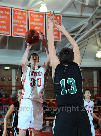Thumbnail 1 in Lawrence Free State vs. McPherson  (McPherson Invitational 1st Round) photogallery.