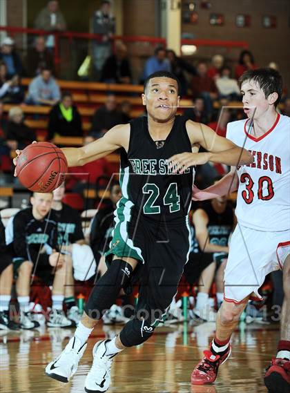 Thumbnail 2 in Lawrence Free State vs. McPherson  (McPherson Invitational 1st Round) photogallery.