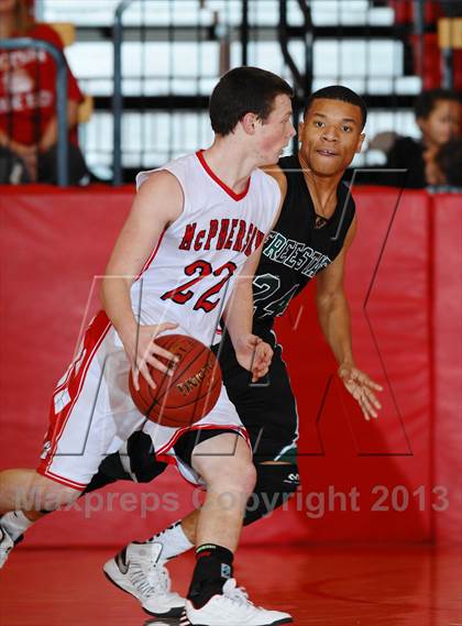 Thumbnail 1 in Lawrence Free State vs. McPherson  (McPherson Invitational 1st Round) photogallery.