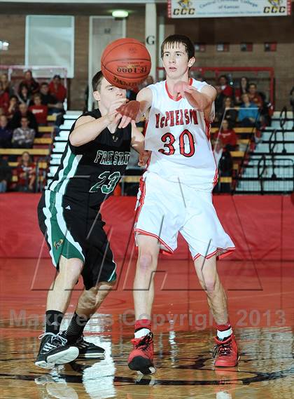 Thumbnail 2 in Lawrence Free State vs. McPherson  (McPherson Invitational 1st Round) photogallery.