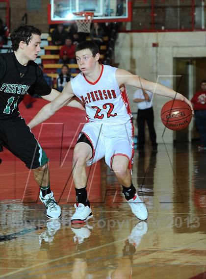 Thumbnail 3 in Lawrence Free State vs. McPherson  (McPherson Invitational 1st Round) photogallery.