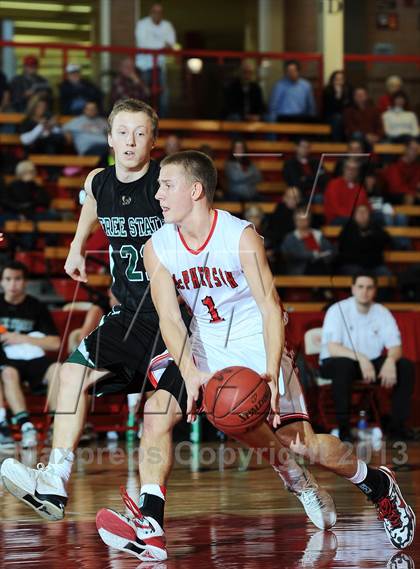 Thumbnail 2 in Lawrence Free State vs. McPherson  (McPherson Invitational 1st Round) photogallery.