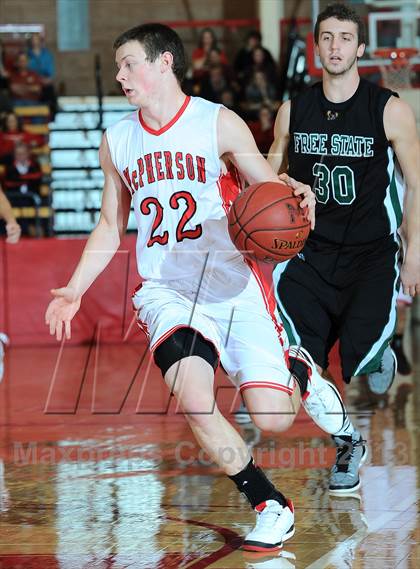Thumbnail 2 in Lawrence Free State vs. McPherson  (McPherson Invitational 1st Round) photogallery.