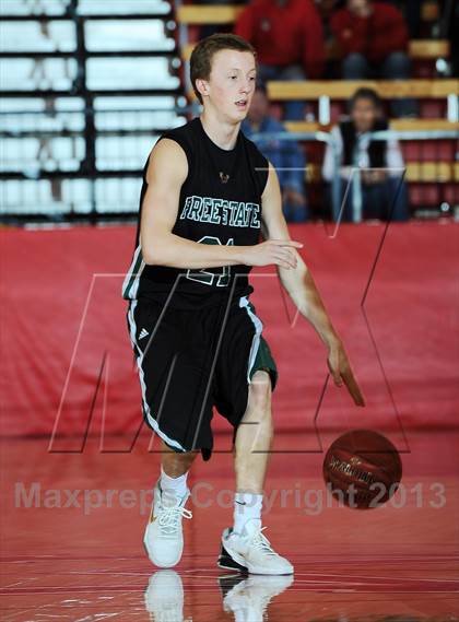 Thumbnail 1 in Lawrence Free State vs. McPherson  (McPherson Invitational 1st Round) photogallery.