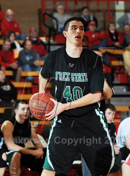 Thumbnail 1 in Lawrence Free State vs. McPherson  (McPherson Invitational 1st Round) photogallery.