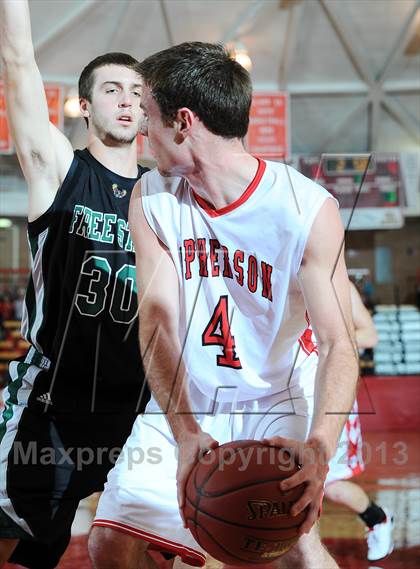 Thumbnail 1 in Lawrence Free State vs. McPherson  (McPherson Invitational 1st Round) photogallery.