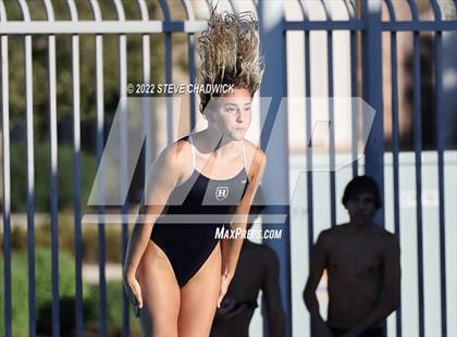 Thumbnail 3 in Gilbert Classical Academy, Morenci & Higley at Williams Field (Girls Dive) photogallery.
