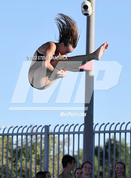 Thumbnail 1 in Gilbert Classical Academy, Morenci & Higley at Williams Field (Girls Dive) photogallery.