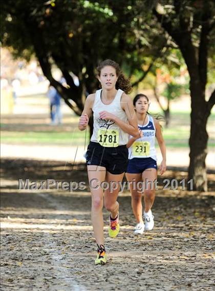 Thumbnail 3 in CIF State Cross Country Championships (Girls Division III) photogallery.