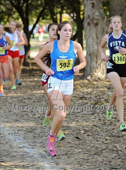 Thumbnail 1 in CIF State Cross Country Championships (Girls Division III) photogallery.