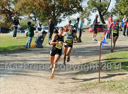 Thumbnail 3 in CIF State Cross Country Championships (Girls Division III) photogallery.