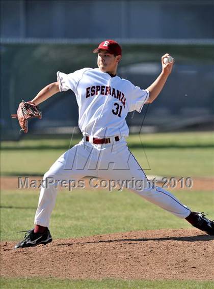 Thumbnail 2 in Salpointe Catholic vs. Esperanza (Diamond Sports National Classic) photogallery.