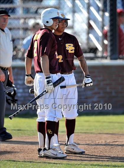 Thumbnail 1 in Salpointe Catholic vs. Esperanza (Diamond Sports National Classic) photogallery.