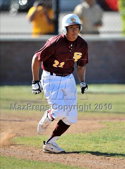 Thumbnail 3 in Salpointe Catholic vs. Esperanza (Diamond Sports National Classic) photogallery.