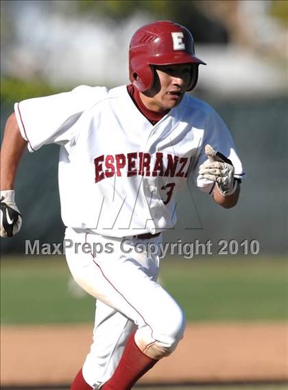 Thumbnail 1 in Salpointe Catholic vs. Esperanza (Diamond Sports National Classic) photogallery.