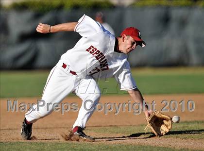 Thumbnail 2 in Salpointe Catholic vs. Esperanza (Diamond Sports National Classic) photogallery.