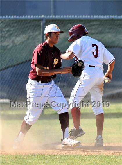 Thumbnail 2 in Salpointe Catholic vs. Esperanza (Diamond Sports National Classic) photogallery.
