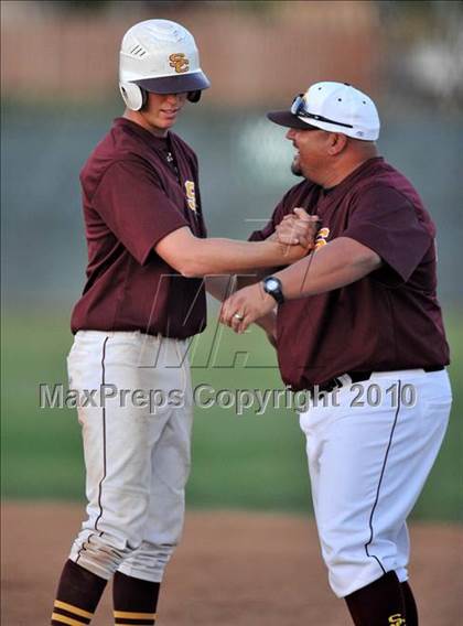 Thumbnail 1 in Salpointe Catholic vs. Esperanza (Diamond Sports National Classic) photogallery.