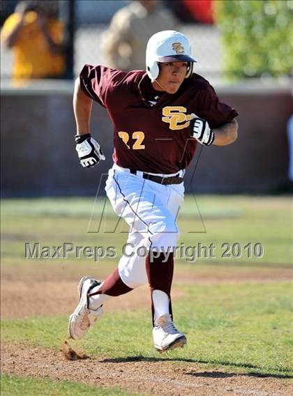 Thumbnail 1 in Salpointe Catholic vs. Esperanza (Diamond Sports National Classic) photogallery.