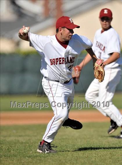 Thumbnail 3 in Salpointe Catholic vs. Esperanza (Diamond Sports National Classic) photogallery.
