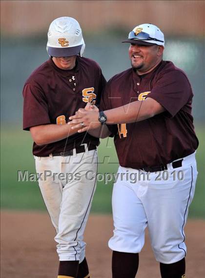 Thumbnail 1 in Salpointe Catholic vs. Esperanza (Diamond Sports National Classic) photogallery.