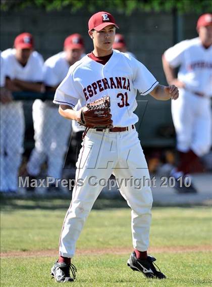 Thumbnail 3 in Salpointe Catholic vs. Esperanza (Diamond Sports National Classic) photogallery.