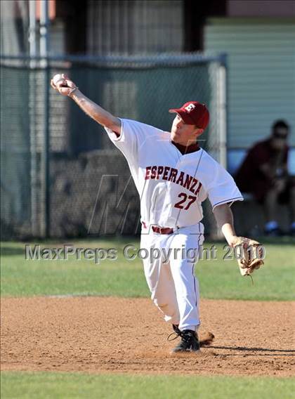 Thumbnail 1 in Salpointe Catholic vs. Esperanza (Diamond Sports National Classic) photogallery.