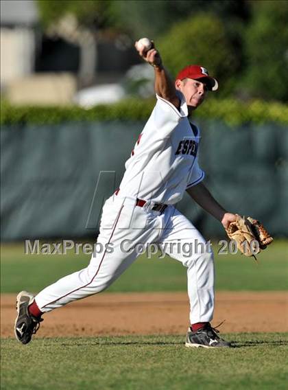 Thumbnail 2 in Salpointe Catholic vs. Esperanza (Diamond Sports National Classic) photogallery.