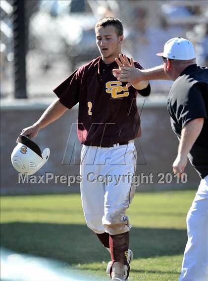 Thumbnail 1 in Salpointe Catholic vs. Esperanza (Diamond Sports National Classic) photogallery.