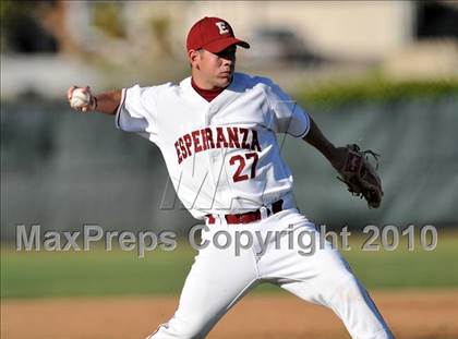 Thumbnail 2 in Salpointe Catholic vs. Esperanza (Diamond Sports National Classic) photogallery.