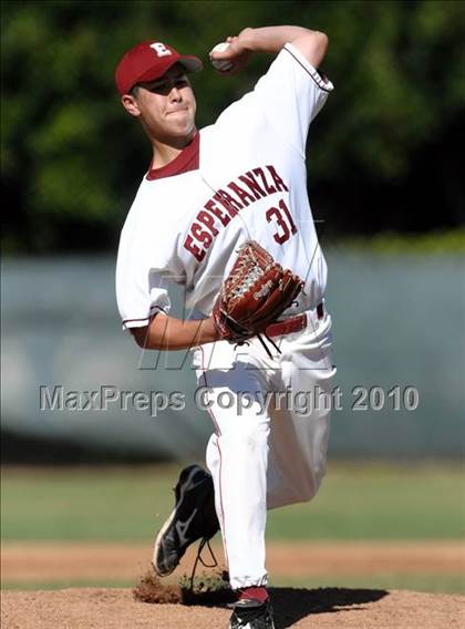 Thumbnail 1 in Salpointe Catholic vs. Esperanza (Diamond Sports National Classic) photogallery.