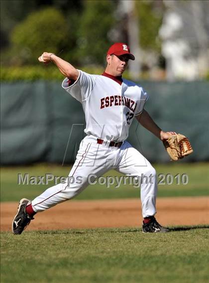 Thumbnail 1 in Salpointe Catholic vs. Esperanza (Diamond Sports National Classic) photogallery.